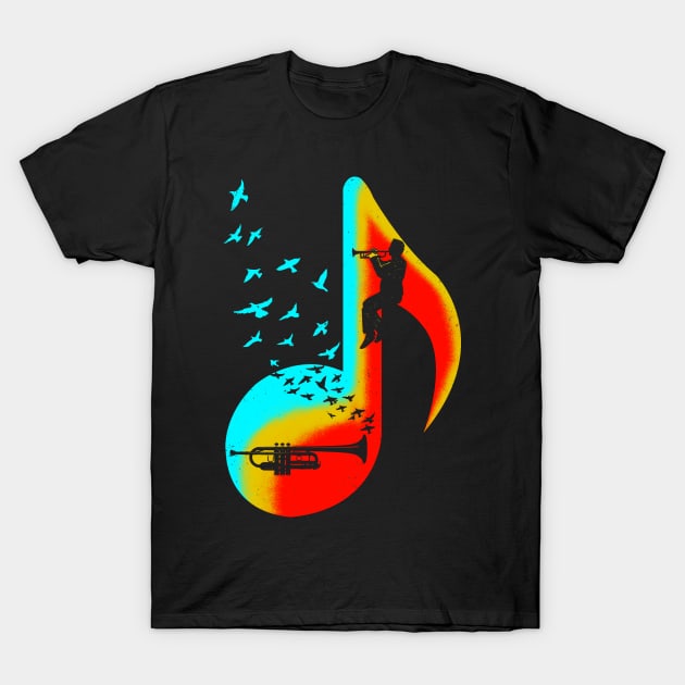 Music Trumpet Player T-Shirt by barmalisiRTB